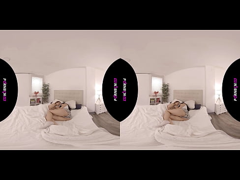 ❤️ PORNBCN VR Ikki yosh lezbiyen 4K 180 3D virtual haqiqatda uyg'onmoqda Jeneva Bellucci Katrina Moreno ️ Anal pornoda bizda ❌