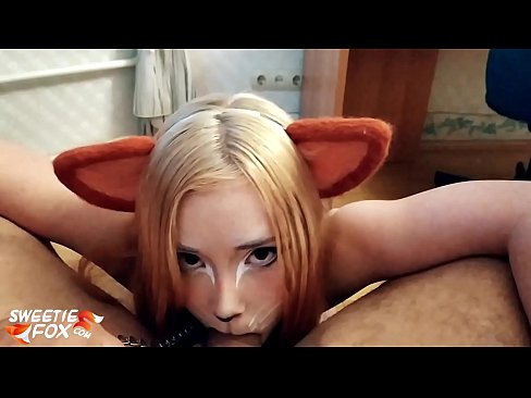 ❤️ Kitsune yutmoq Dik va uning og'ziga cum ️ Anal pornoda bizda ❌